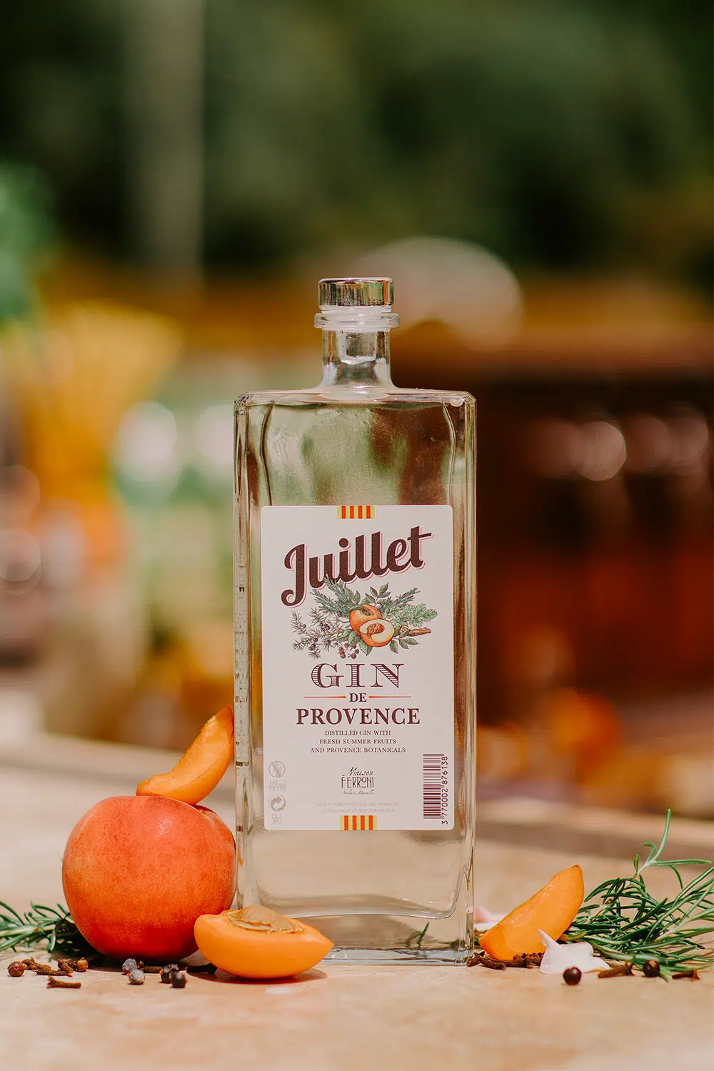 Coffret gamme série Gin Juillet - Gin de Provence - Maison Ferroni