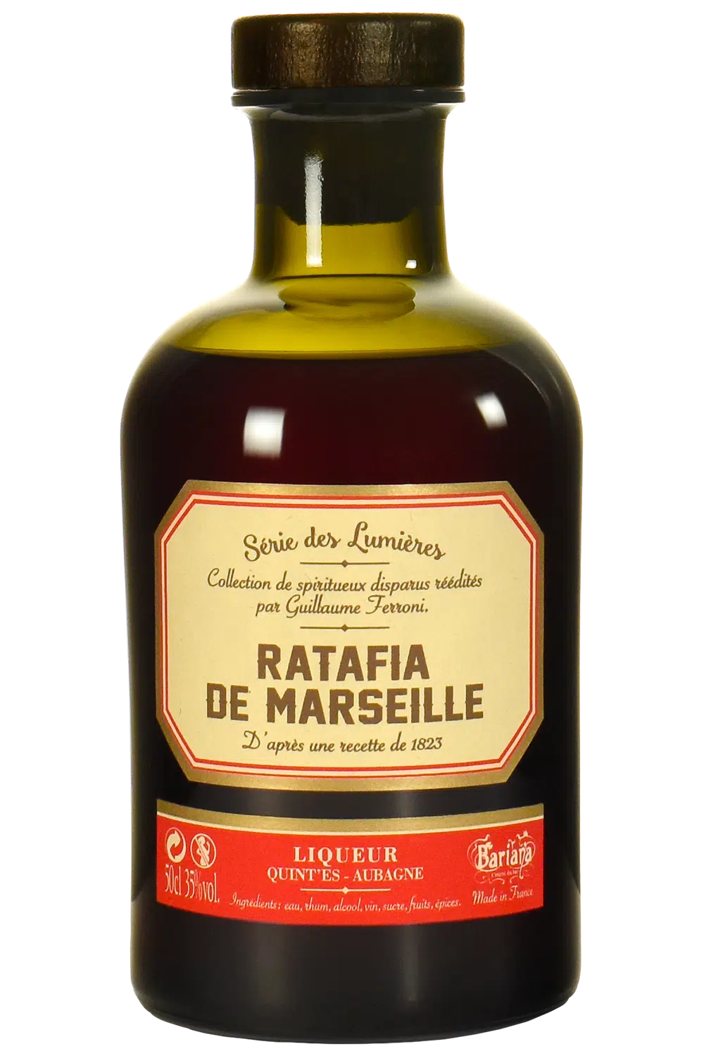 bouteille de ratafia de marseille